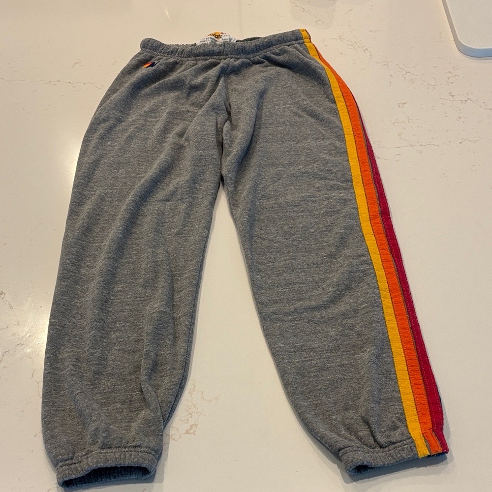 Aviator Nation 5 Stripe Grey Sweatpants